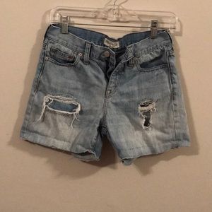 Madewell Highwaisted Jean Shorts